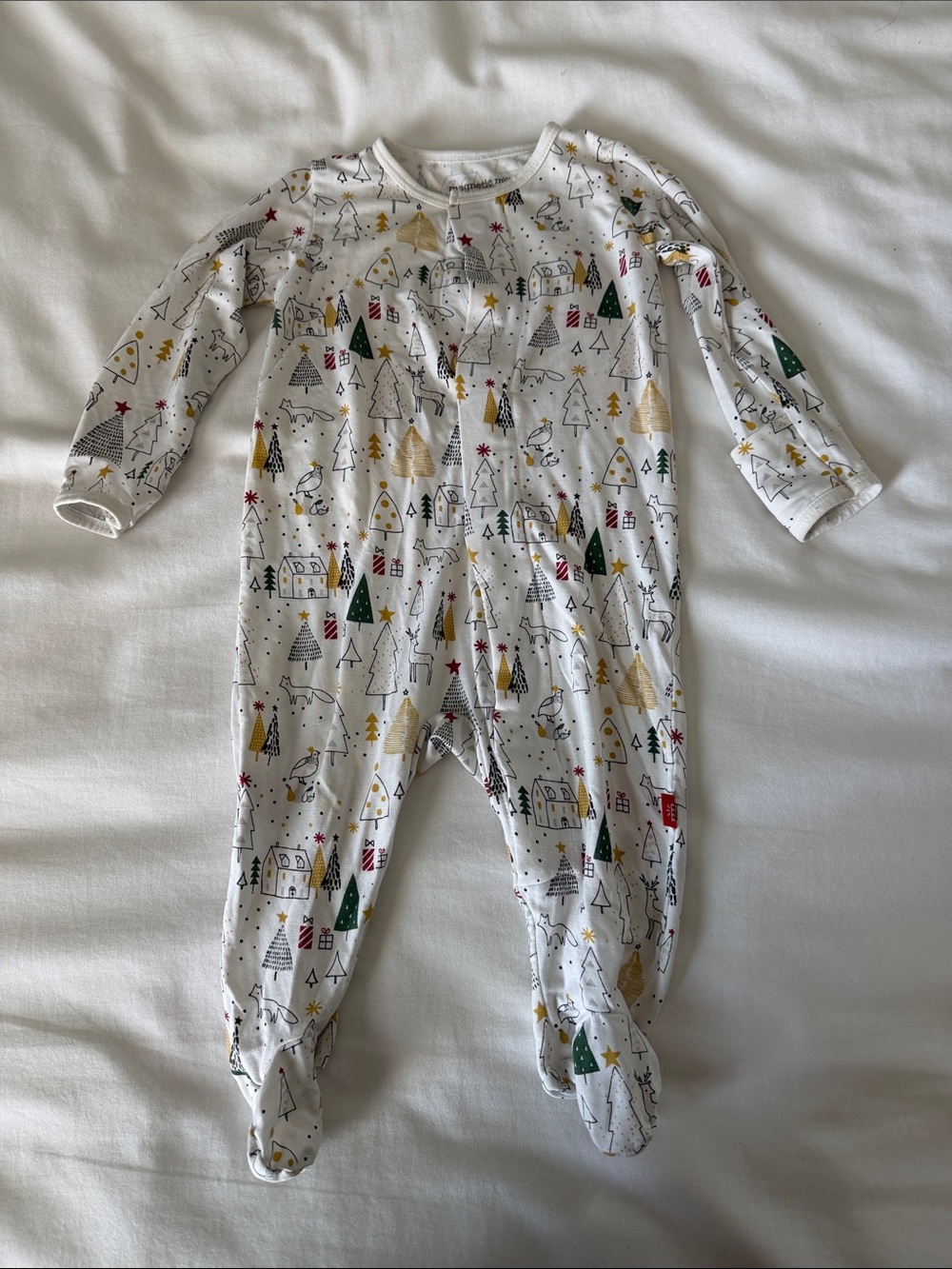 Magnetic Me Silent Night Modal Magnetic Footie 0-3 Months | 8-12 lbs Baby Unisex